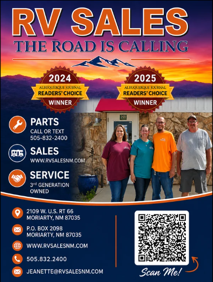 RV Sales advertisement